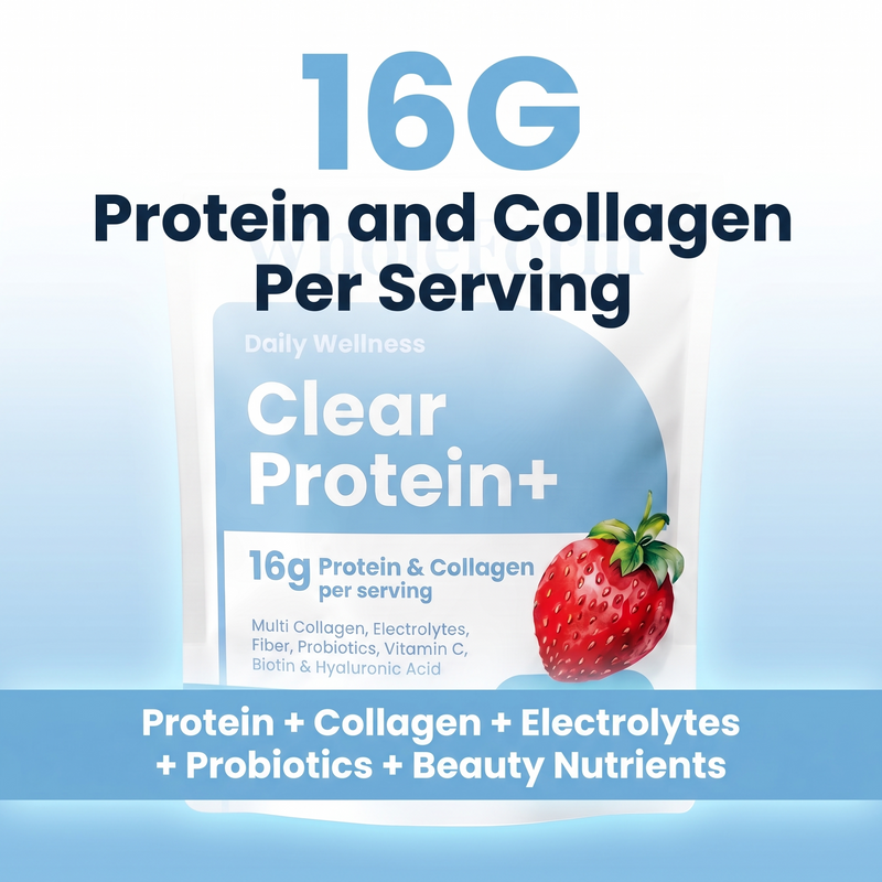 WholeForm Clear Protein+ — Strawberry - Image 3