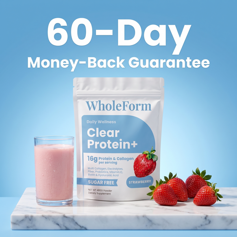 WholeForm Clear Protein+ — Strawberry - Image 4
