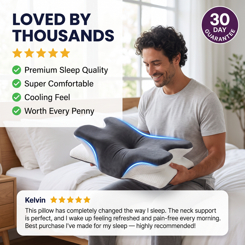 Sunday Sleep® Cooling Neck Pillow - Image 5